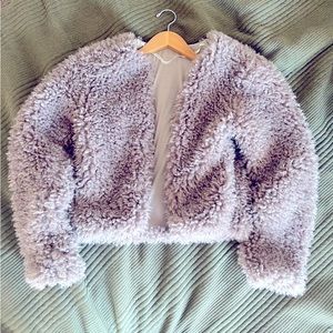 Lavender Teddy Coat